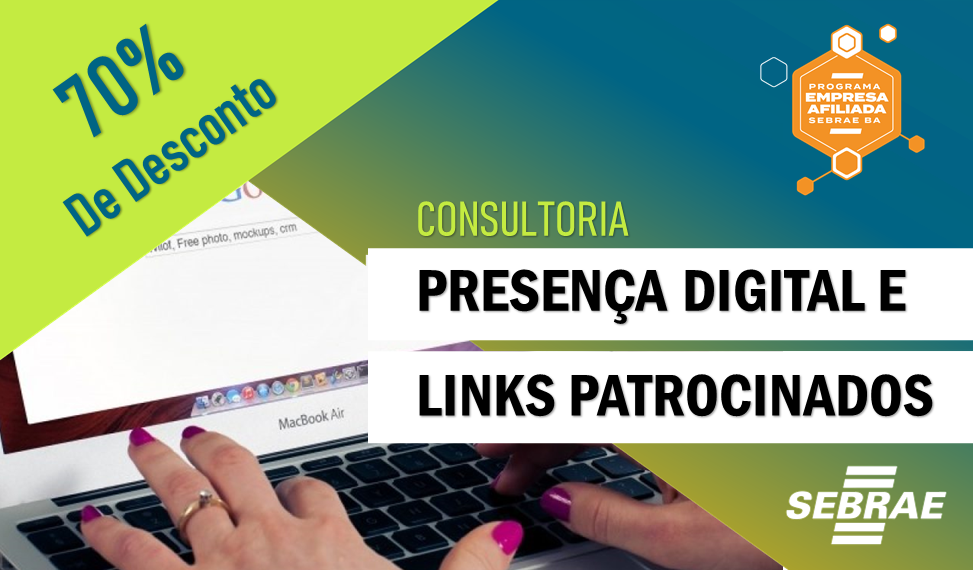 PRESENÇA DIGITAL E LINKS PATROCINADOS